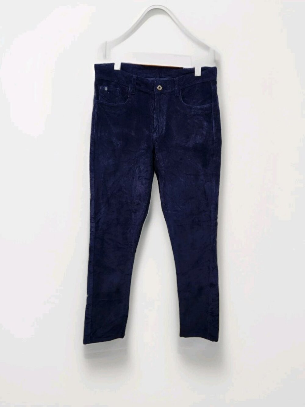 Turtleson Arthur Corduroy 5-Pocket Blue Golf Pants Mens Tag 32x34 Fits 32x32